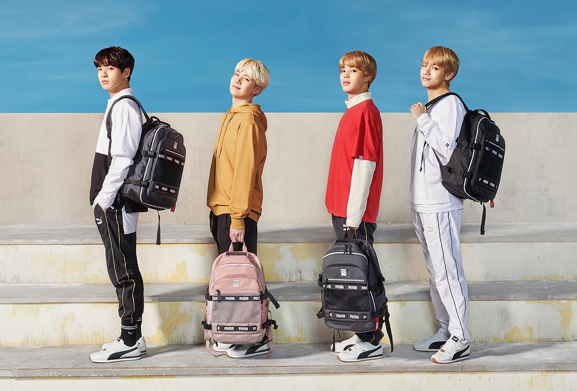 In case you didn't know, BTS has dropped a new Puma line
