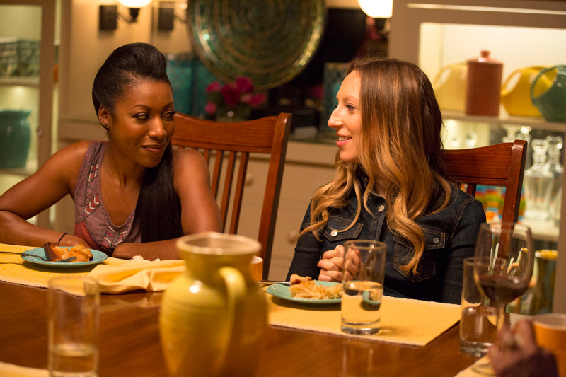 ROSEWOOD: L-R: Gabrielle Dennis and Anna Konkle in the "Policies and Ponies" episode of ROSEWOOD airing Wednesday, Nov. 4 (8:00-9:00 PM ET/PT) on FOX. ©2015 Fox Broadcasting Co. Cr: John P. Fleenor/FOX.
