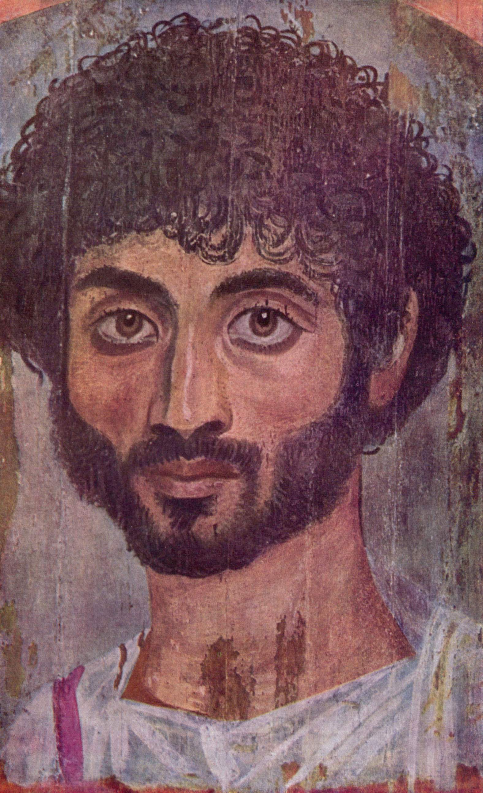 Portrait of a man from the Fayum province, Metropolitan Museum of Art.